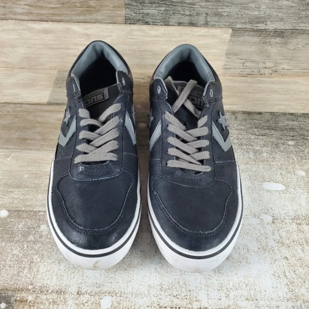 Converse All Star Downtown OX Mens Shoes‎ Sz 8.5 Black Lace Up Sneakers